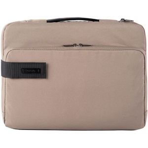 POFOKO E550 13 3 inch draagbare waterdichte polyester laptop handtas met koffer gordel (kaki)