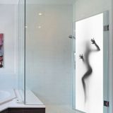 2 stuks/set silhouet deur kunst decor Home Creative DIY 3D deur stickers patroon voor Wall room Home deur decor decoratie