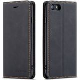 For iPhone 8 / 7 Forwenw Dream Series Oil Edge Strong Magnetism Horizontal Flip Leather Case with Holder & Card Slots & Wallet & Photo Frame(Black)