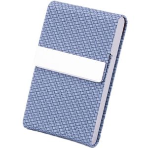 2 stks Reclame Visitekaartjes Case Business Praktal Craft Gift (geweven blauw)