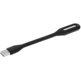 100 PCS draagbare mini USB 6 LED licht  voor PC/laptops/Power Bank  flexibele arm  Eye-Protection Light (zwart)