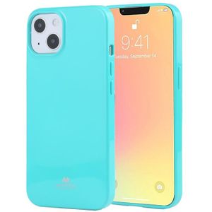 Goosspery Jelly Full Coverage Soft Case voor iPhone 13 (Mint Green)