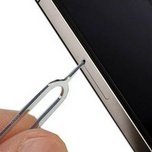 SIM kaart lade houder uitwerpen Pin sleutel Tool voor iPhone 4/4S  3G/3GS  5/ 5S / 5C  iPad /iPad Air /iPad mini  6/6 Plus Pack van 100