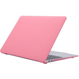 Voor MacBook Pro 16 inch crmestijl laptop plastic beschermhoes (crme roze)