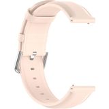 Voor Huawei Watch GT 2e 22mm lederen band met ronde staart gesp (Lichtroze)