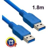 USB 3.0 A mannetje naar A mannetje verleng kabel  Lengte: 1.8 meter