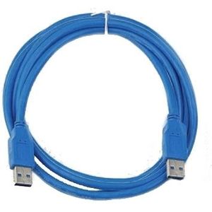 USB 3.0 A mannetje naar A mannetje verleng kabel  Lengte: 1.8 meter