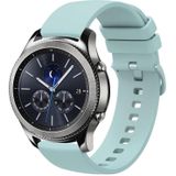 Voor Samsung Gear S3 Classic 22 mm effen kleur zachte siliconen horlogeband