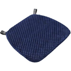 Memory Foam dikker Kruk kussen bank venster venster stoelkussen  kleur: Dot Paste (Marine Blauw)