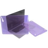 MacBook Pro Retina 15.4 inch Kristal structuur hard Kunststof Hoesje / Case (paars)