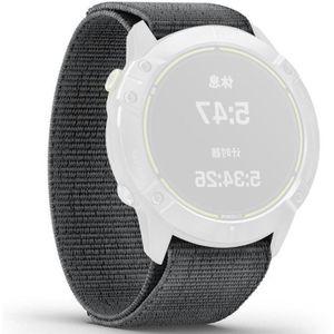 Voor Garmin Fenix 6x 26mm gebreide nylon loopvervanging horlogeband