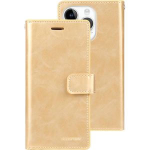 Voor iPhone 15 Pro Max GOOSPERY MANSOOR DIARY 9 kaartsleuven lederen telefoonhoesje