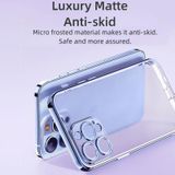 Voor iPhone 14 Pro Max ROCK Frosted Plated Phone Case