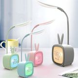 2 PCS Cute Pet USB Tafellamp Energiebesparende Eye Protection LED Slaapkamer Slaapzaal Nachtlamp  Random Color Delivery (Konijn)
