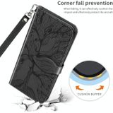 Voor Samsung Galaxy A20e Life of Tree Embossing Pattern Horizontale Flip Lederen Case met Holder & Card Slot & Wallet & Photo Frame & Lanyard(Zwart)