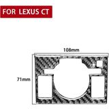Auto Configuratiepaneel Op hoog niveau Configuratie Decoratieve Sticker voor Lexus CT 2011-2017  Left Drive