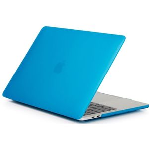 Laptop Frosted stijl PC beschermende case voor MacBook Pro 15 4 inch A1990 (2018) (meer blauw)