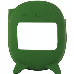 For JBL Clip 4 Bluetooth Speaker Silicone Case Protective Case(Army Green )