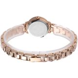 Skmei 1410 Lady Quartz horloge Europese en Amerikaanse Fashion Watch Business Leisure stalen riem Lady horloge (zilver)
