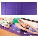 YM15C draagbare reizen dikke vouw yoga pad student nnap mat  dikte: 8mm