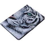 Tiger patroon horizontale Flip lederen case voor de iPad mini (2019)/4/3/2/1  met houder & Card slot & portemonnee