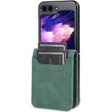 Voor Samsung Galaxy Z Flip5 AZNS Dream II Skin Feel PU+TPU Horizontal Flip PU Phone Case (Groen)