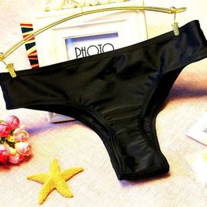 2 stuks hart Badmode Bikini Bottom sexy badmode broek  maat: M (zwart)