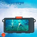 H3 Universele onderwaterduiken Waterdichte telefoonhoes om te zwemmen en foto's te maken voor iPhone (Navy Blue)
