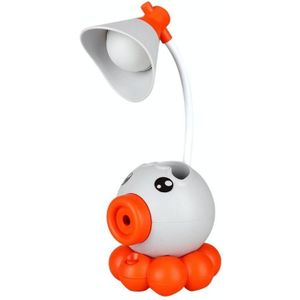 2 stks cartoon octopus potloodslijper pen houder bureaulamp mobiele telefoon houder leren nachtlampje