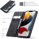 Caseme-013 Multifunctionele Retro Frosted Horizontal Flip Lederen Case met Kaart Slot & Houder & Portemonnee voor iPhone 13 Pro (Black)