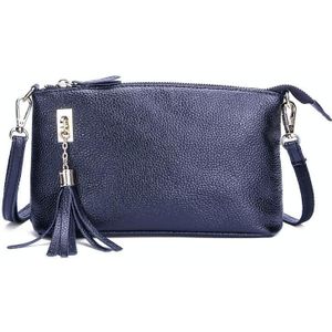 Dames FRANTED One-Shoulder Diagonal Bag Grote Capaciteit Casual Tas (Navy Blue)