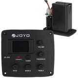 JOYO JE-305 Guitar Pickup 4-Band EQ Voorversterker Pickup Equalizer met Tuning Functie (Zwart)