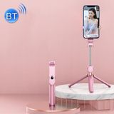 XT06 Live Beauty Bluetooth Tripod Selfie Stick (Pink)