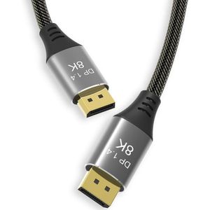 2M DP1.4 versie 8K DisplayPort Mannelijk naar Mannelijke Computer Monitor HD-kabel