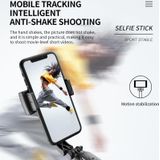 Q08 Gimbal Stabilizer Bluetooth Afstandsbediening Statief Selfie Stick (Zwart)
