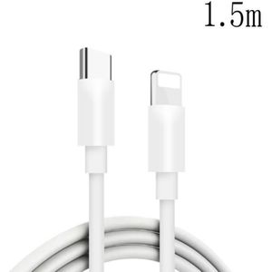 1.5m PD20W USB-C / TYPE-C tot 8 PIN PD FAST SNELS SYNC-gegevenskabel voor iPhone 13/12-serie