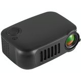 TRANSJEE A2000 320x240P 1000 ANSI Lumens Mini Home Theater HD Digital Projector  Plug Type: EU Plug(Black)