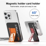Voor iPhone 14 Pro Max Mutural Chuncai-serie magnetische houder kaartsleuf (zwart grijs)