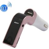 G7 Auto Hands-Free Bluetooth FM Player MP3 (Rose Gold)