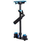 PULUZ S60T 38 5-61cm Carbon Fibre Handheld stabilisator Steadicam voor DSLR & DV-Digitale Video & camera's capaciteit bereik 0.5-3kg(Blue)