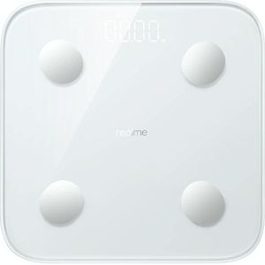 [HK-magazijn] Realme Body Fat Scale Human Body Intelligent Electronic Scale Household Weight Scale for Adult (White)