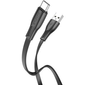 Borofone BX85 1m 3A USB naar USB-C / Type-C Gunstige oplaaddatakabel