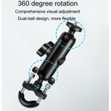 9 5 cm Connecting Rod Motorcycle Handlebar Fixed Mount Holder with Tripod Adapter & Screw for DJI Osmo Action  GoPro HERO8 Black/HERO7 /6 /5  Xiaoyi and Other Action Cameras(Black)