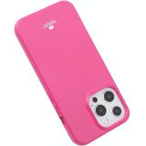 Goosspery Jelly TPU Fluorescentie Schokbestendig en Krashoes Voor iPhone 13 Pro Max (Pink)