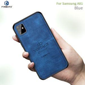 Voor Galaxy A81 / Note10 Lite PINWUYO Zun-serie PC + TPU + Skin Waterproof en Anti-fall All-inclusive Protective Shell(Blauw)