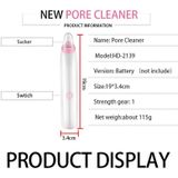HD-2139 Blackhead Suction Device Pore Cleaner Face Cleaning Beauty Device (Wit)