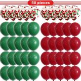 2 PCS Kerstmis Red Green Confetti Balloon Set Merry Christmas Christmas Party Decoraties