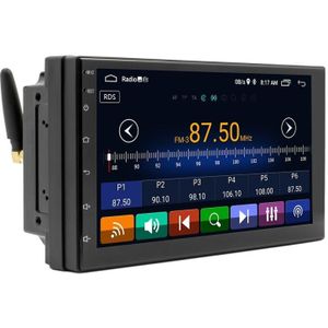 S-072A 7 inch IPS-scherm Car Android Player GPS navigatie Bluetooth Touch Radio  Ondersteuning Mirror Link & FM & WIFI & Steering Wheel Control