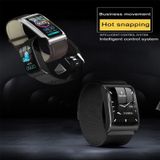 AK12 1 14 inch IPS kleurenscherm Smart Watch IP68 waterdicht  lederen horlogeband  ondersteuning Call herinnering/hartslag bewaking/bloeddruk monitoring/slaapbewaking/voorspellen menstruele cyclus intelligent (goud)