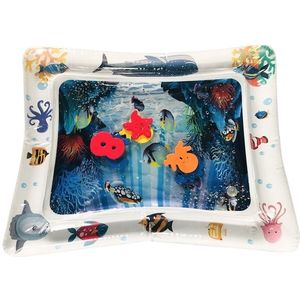 3 STKS baby opblaasbare aquarium water spelen kussen Prostrate pad Toy mat wit 60 * 50cm